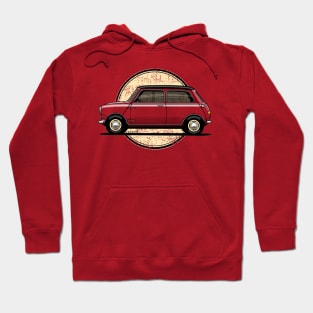The super cool classic little british car! (Wigh black roof) Hoodie